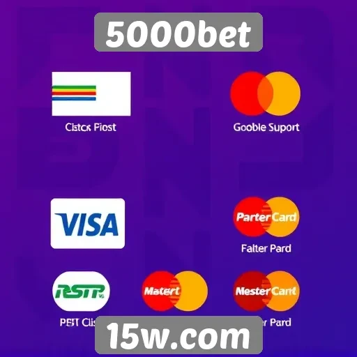 Métodos de pagamento aceitos na 5000bet